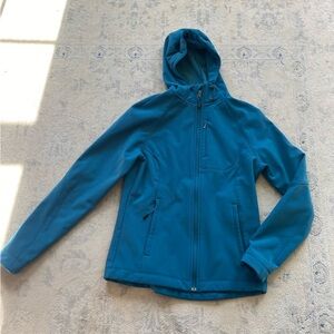 Kirkland Signature Hooded Jacket Small Teal Blue